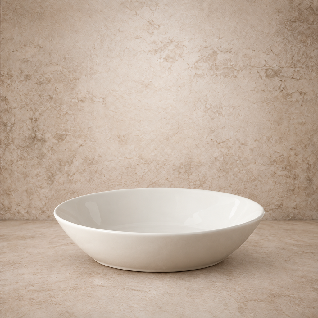 Linen Cream Soup Bowl