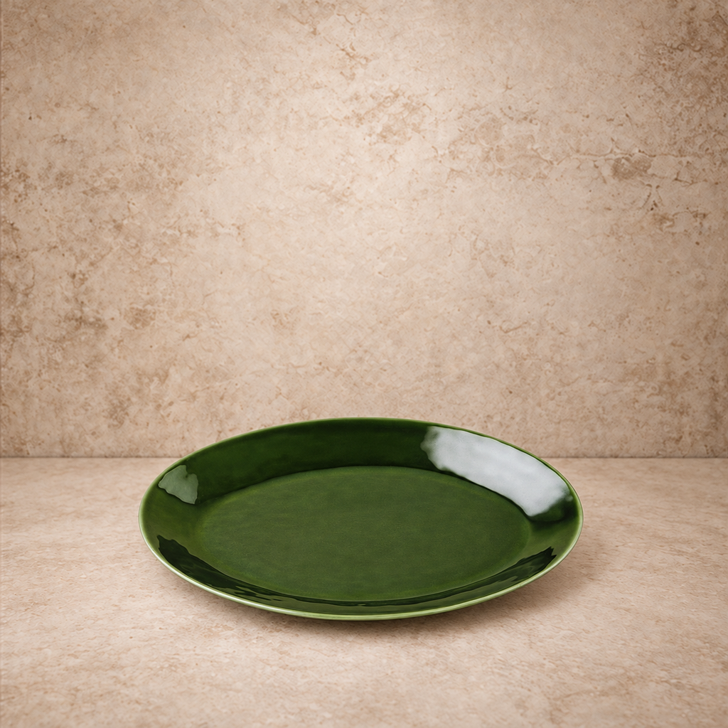 Verde Green Oval Platter