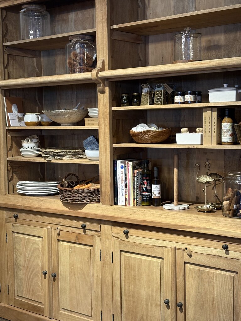 Stunning Large Eight Door Wooden Hutch