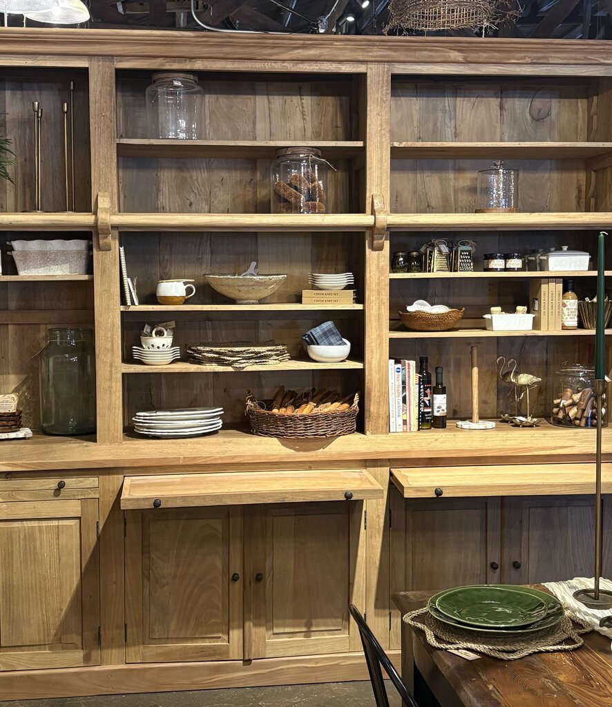 Stunning Large Eight Door Wooden Hutch