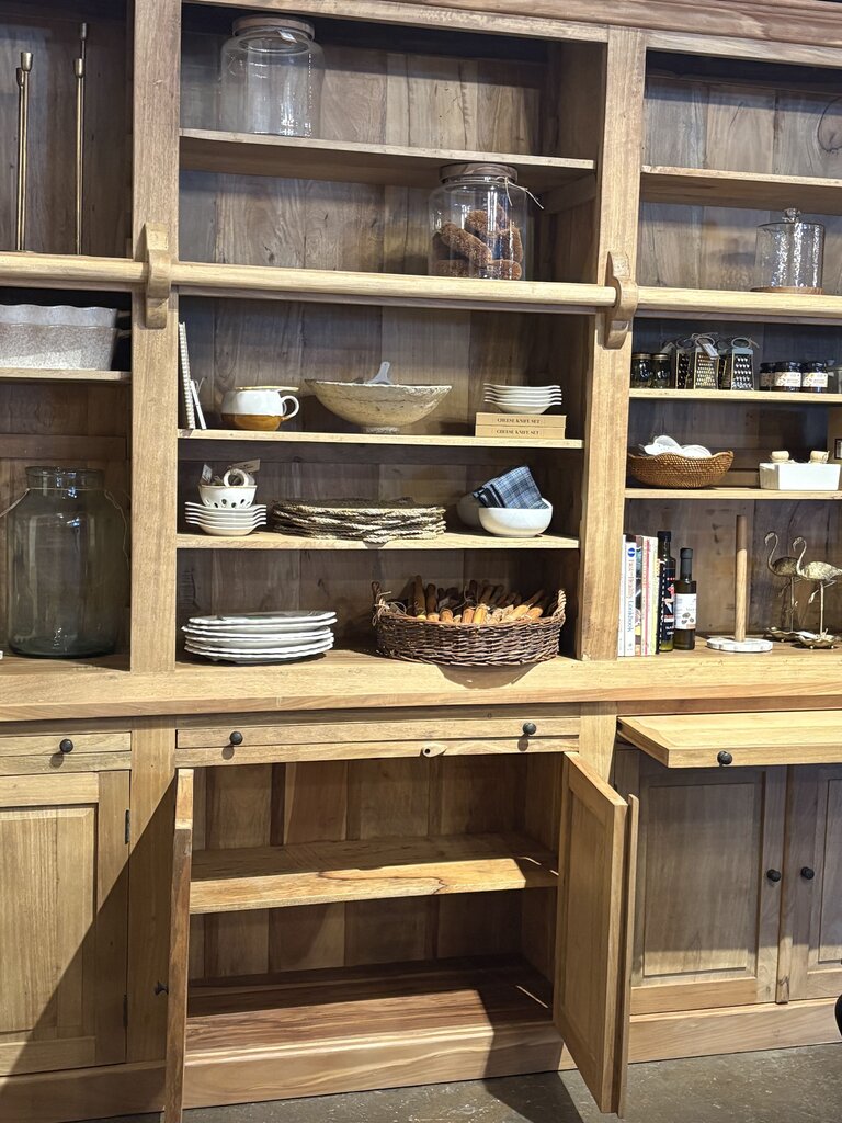 Stunning Large Eight Door Wooden Hutch