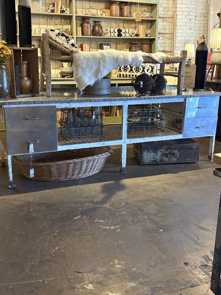 Gorgeous French Bakery Counter w/ Shelf & Drawers