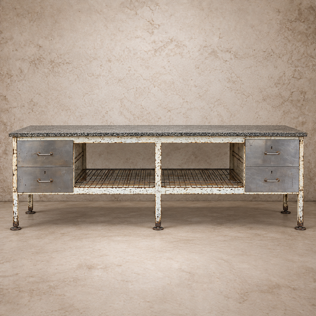 Gorgeous French Bakery Counter w/ Shelf & Drawers