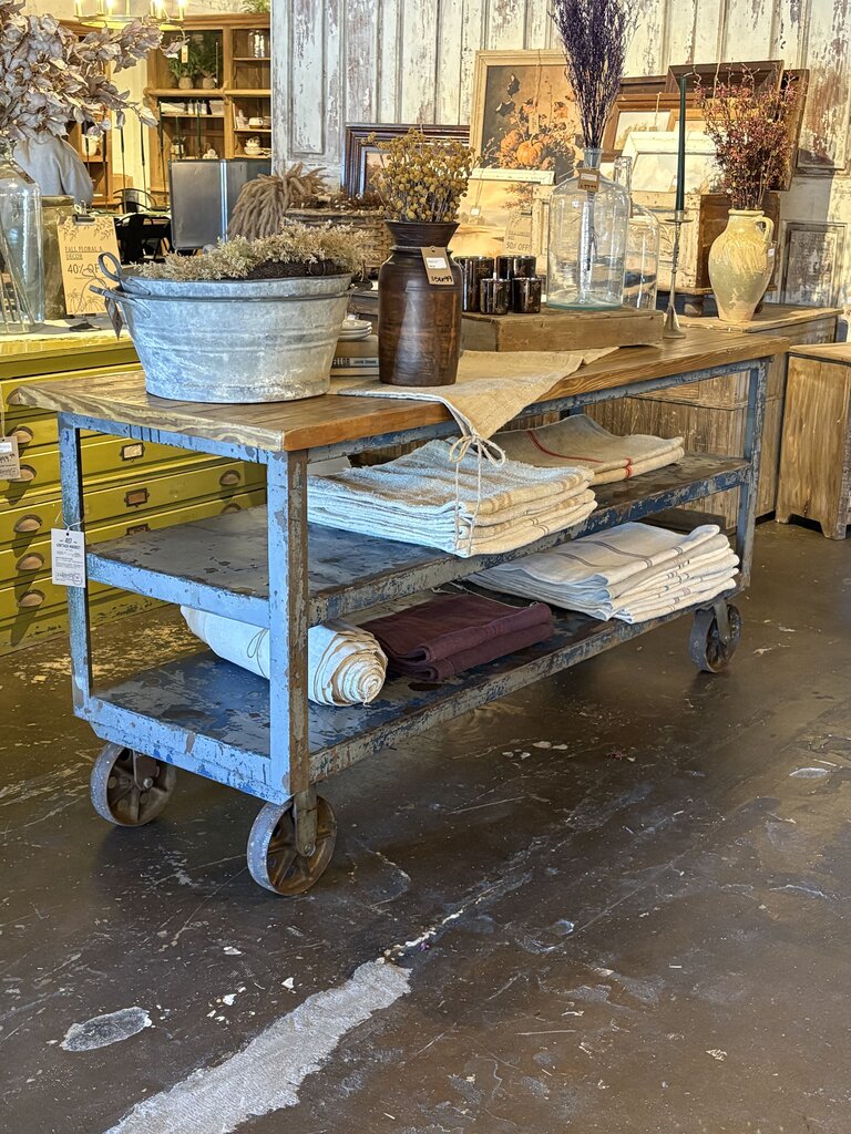 Amazing Industrial Metal Warehouse Cart