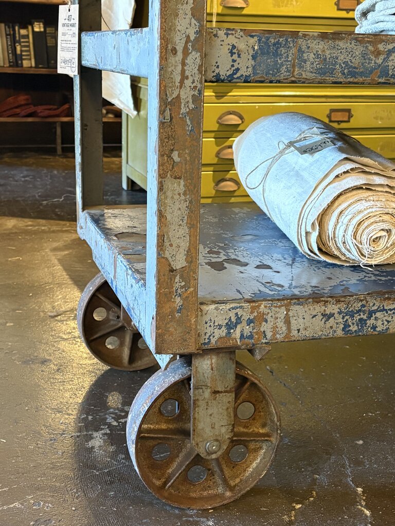 Amazing Industrial Metal Warehouse Cart