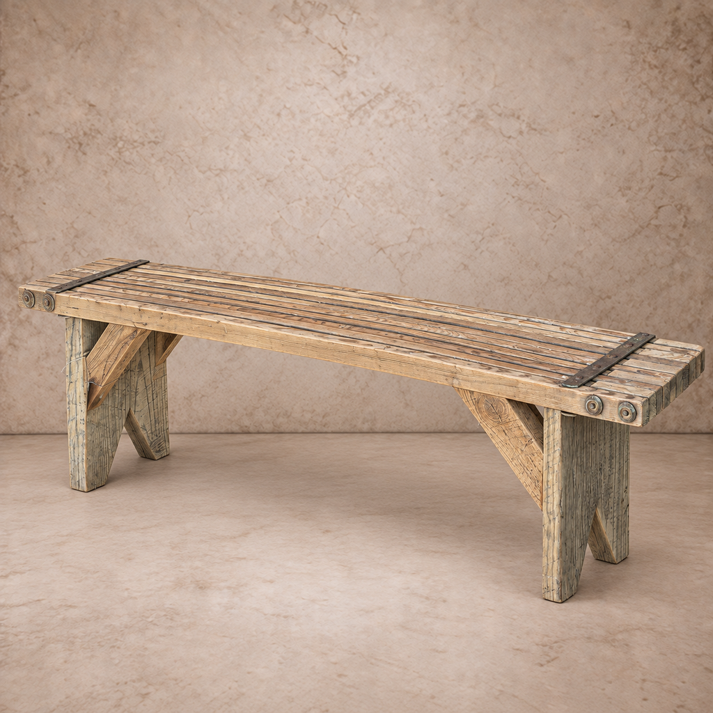 Amazing Industrial Scaffolding Bench