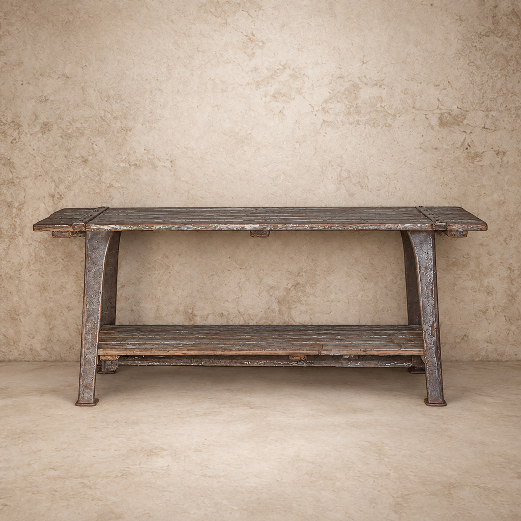 Chippy Industrial Work Table
