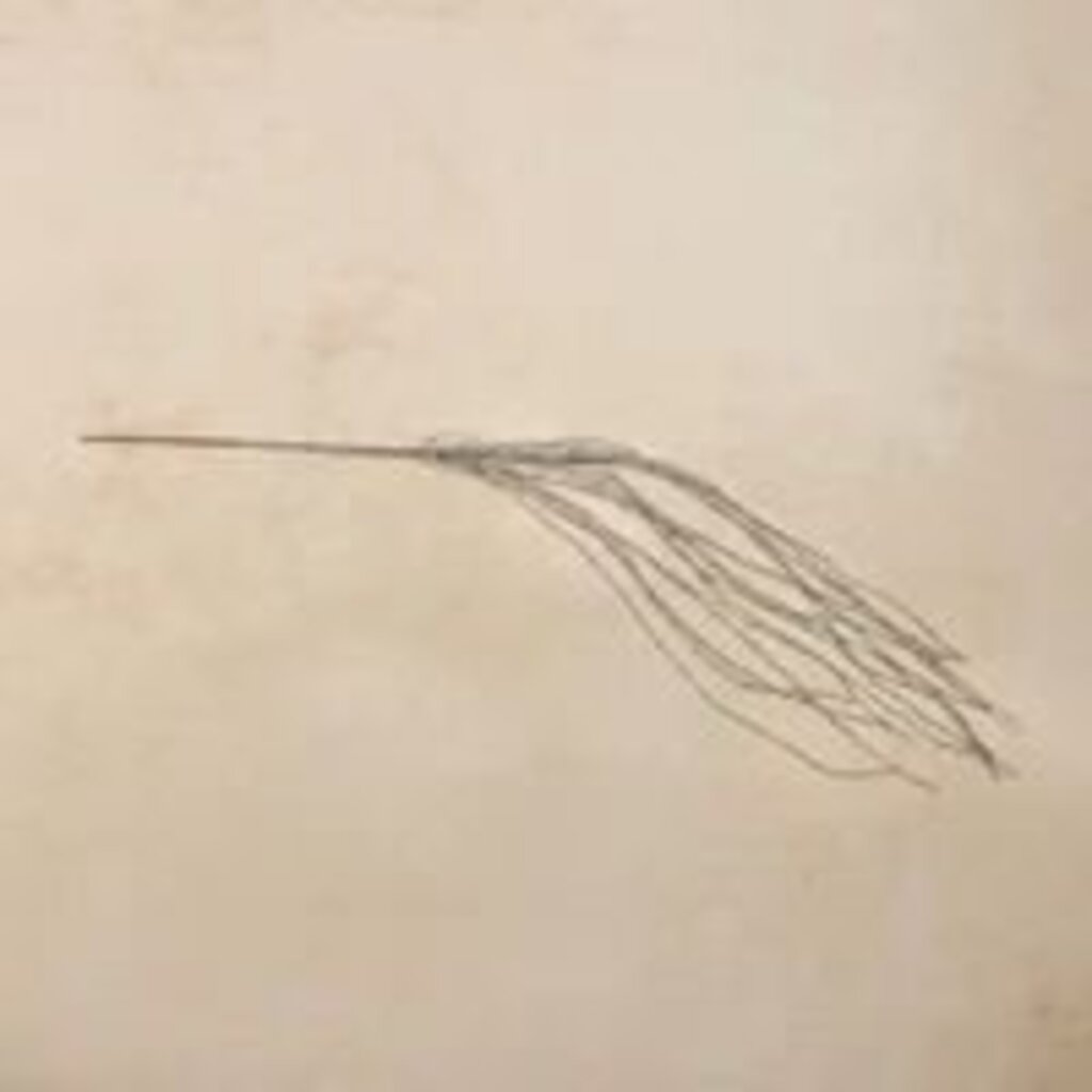 Glittered Silver Draping Pick