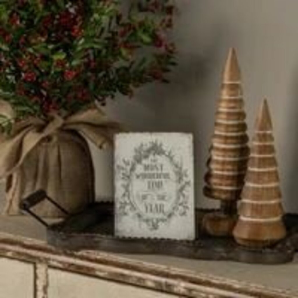 Most Wonderful Time Tabletop Sign
