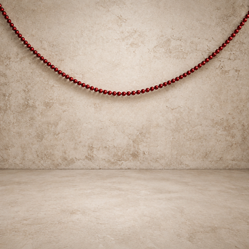 Red Mini Bead Garland