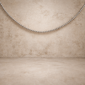 Silver Mini Beaded Garland