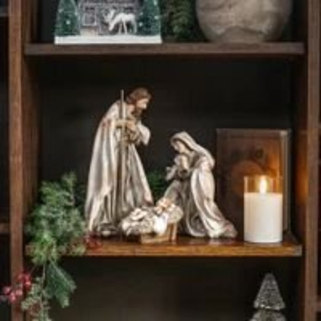Set of Three Nativity Scene Statues