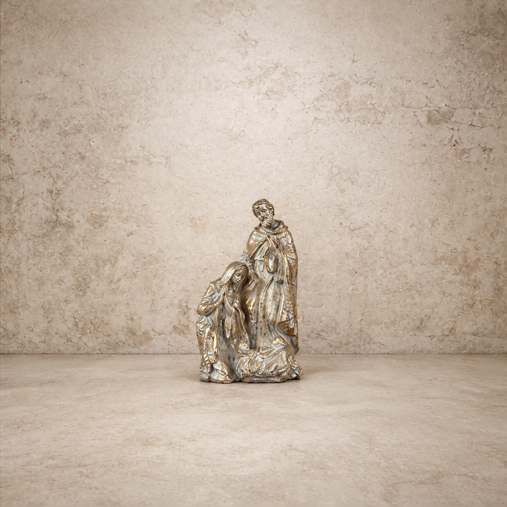 Beautiful Gold Holy Family