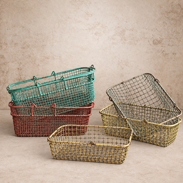 Authentic European Wire Basket