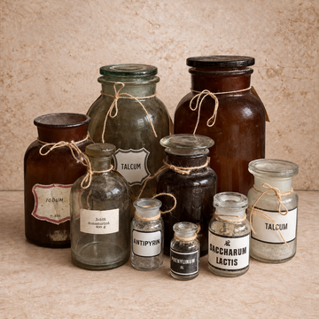 European Pharmacy Bottle