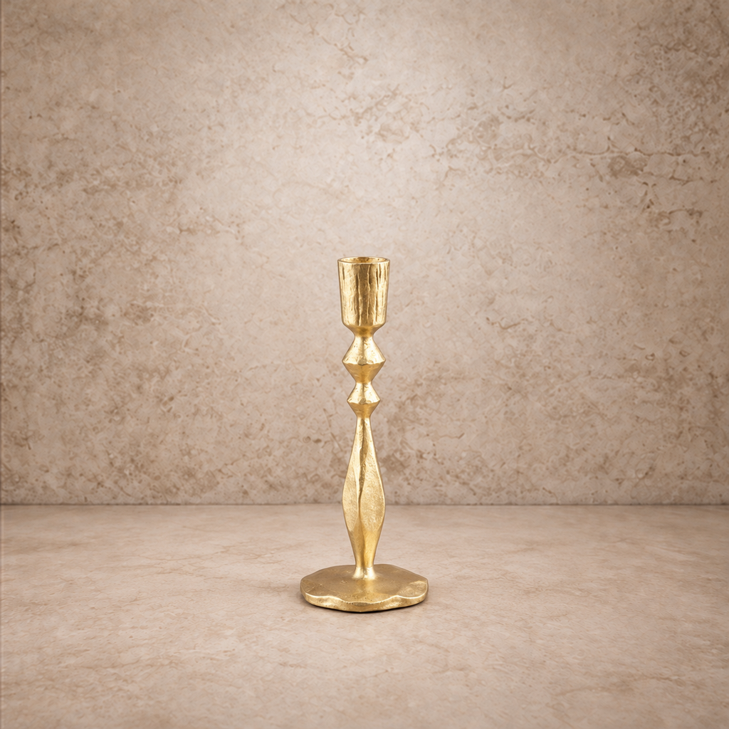 Gold Candlestick Holder