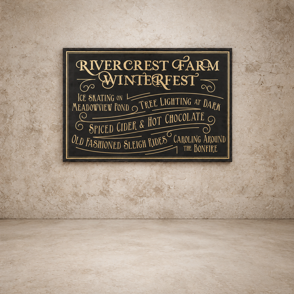 Rivercrest Farm Sign