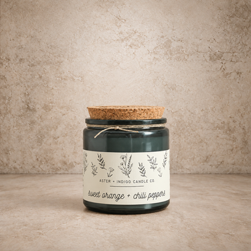 Sweet Orange + Chili Peppers Soy Candle