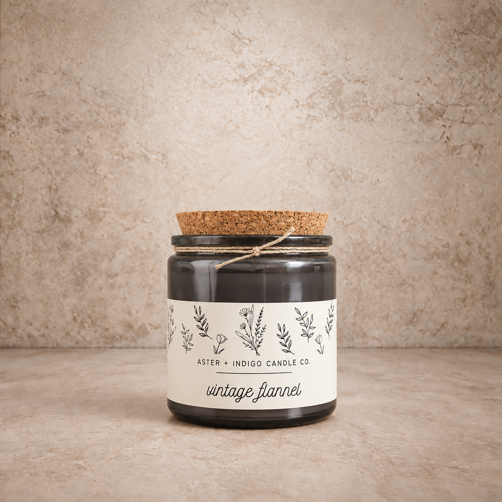 Vintage Flannel Soy Candle