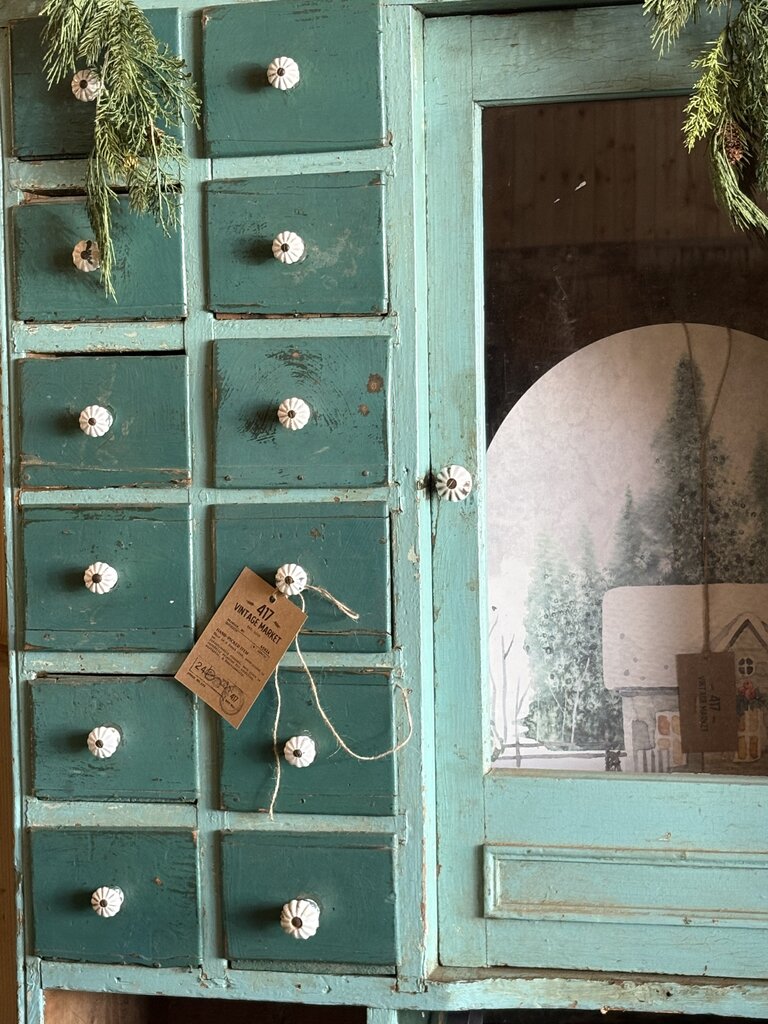 Amazing Green Painted Store Display