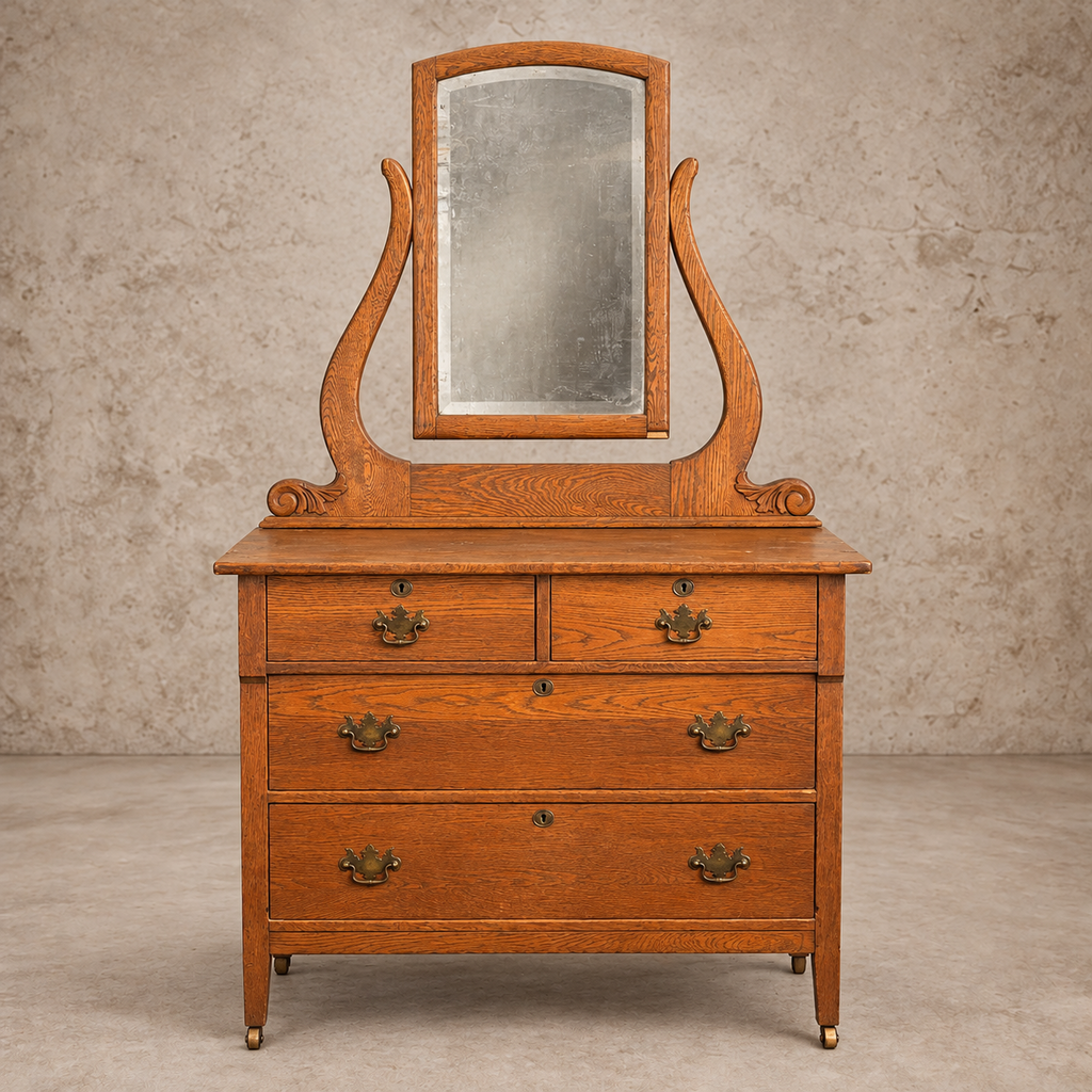 Beautiful Chest of Drawers with Mirror