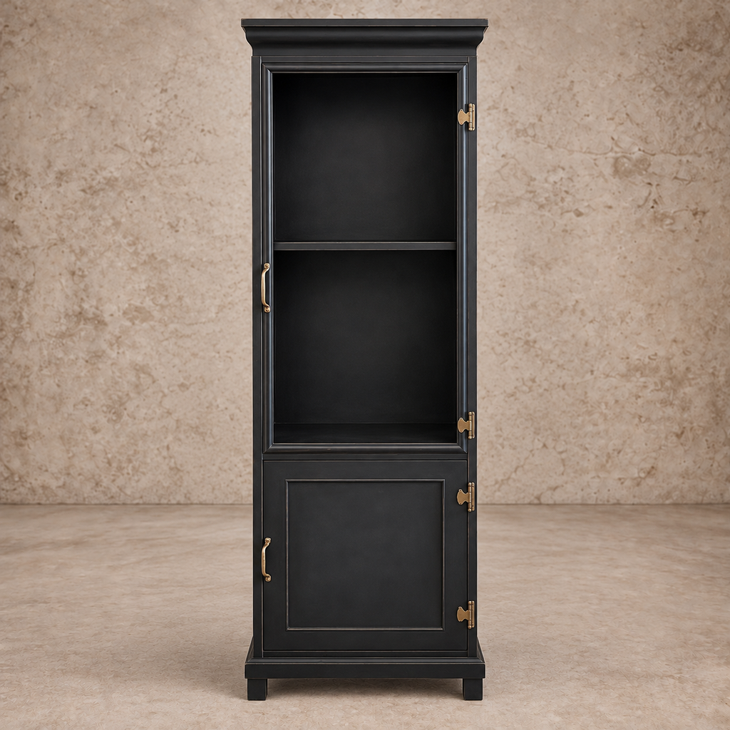 Gorgeous Black Metal Aston Cabinet