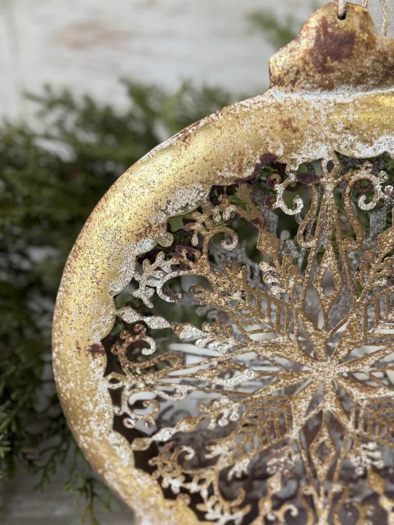 13" Goldspun Ornament - #1