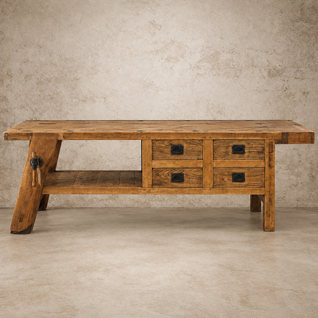 Beautiful Amish Work Table with Drawers