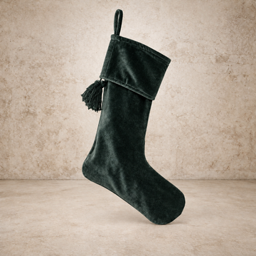 Emerald Velvet Stocking