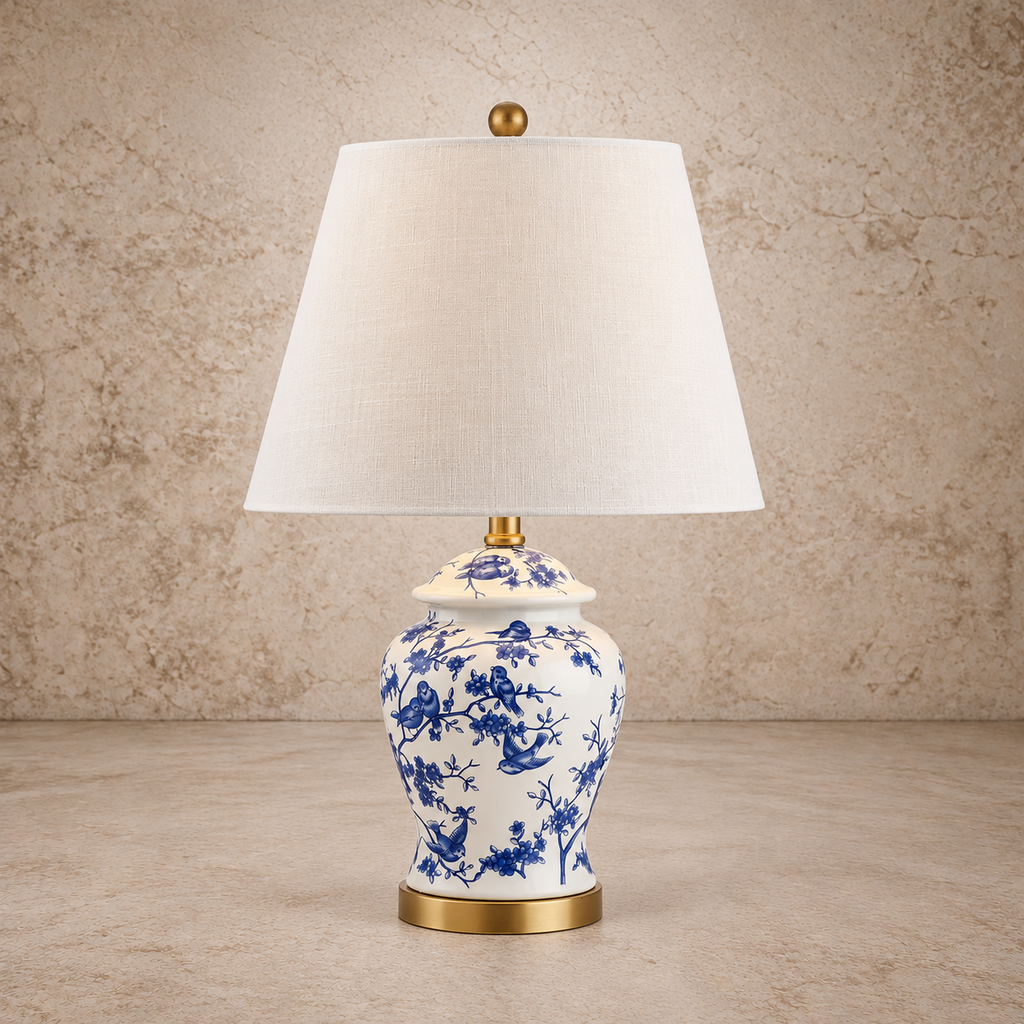 Timeless Chinoiserie Tabletop Lamp