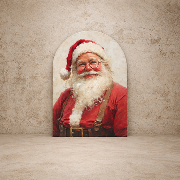 Jolly Santa Arch Wood Sign