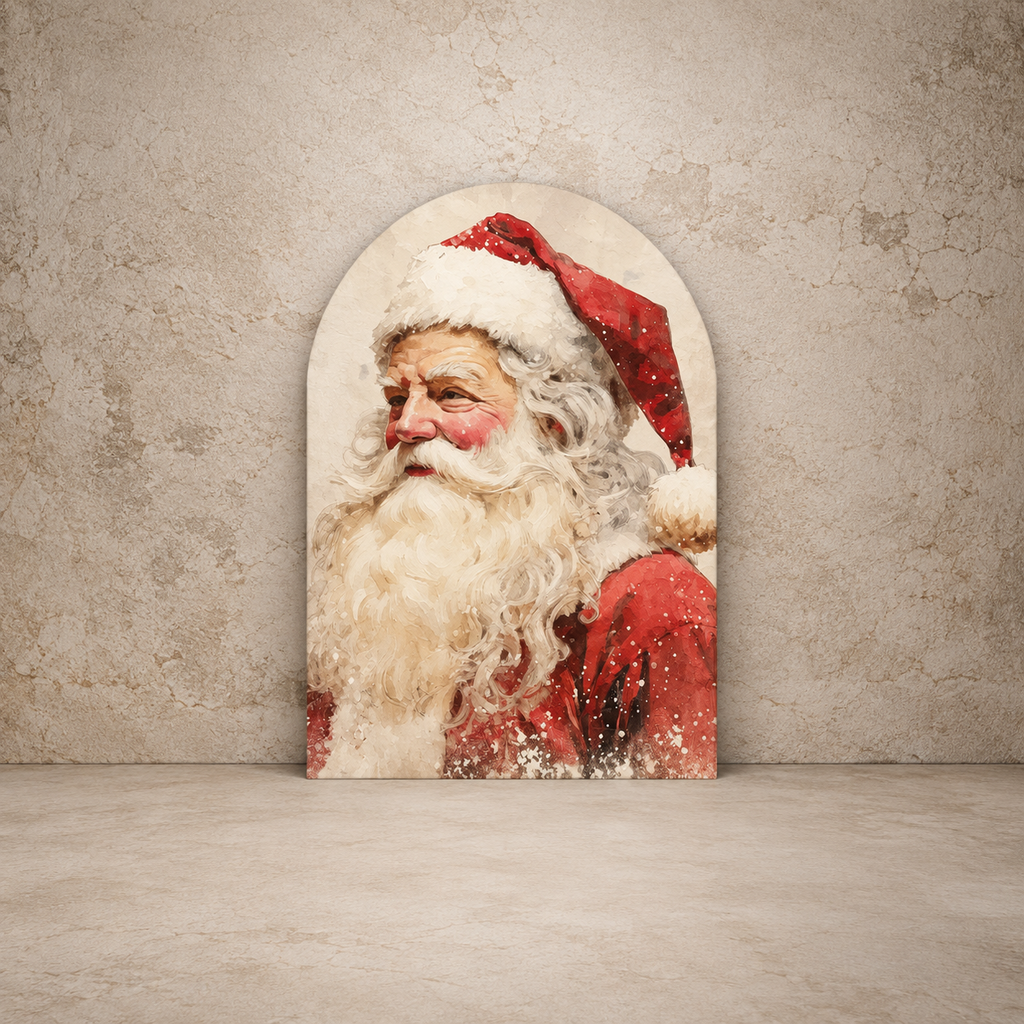 Nostalgic Santa Arch Print