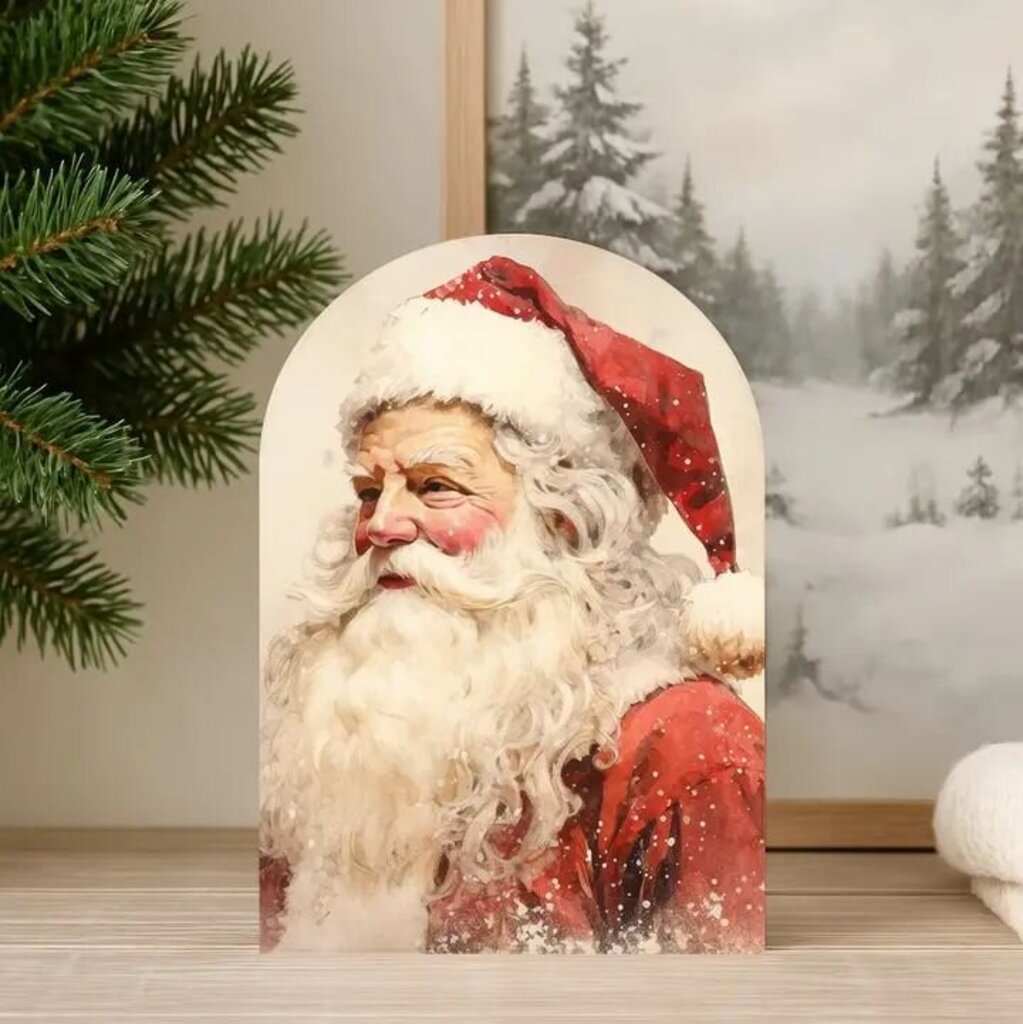 Nostalgic Santa Arch Print