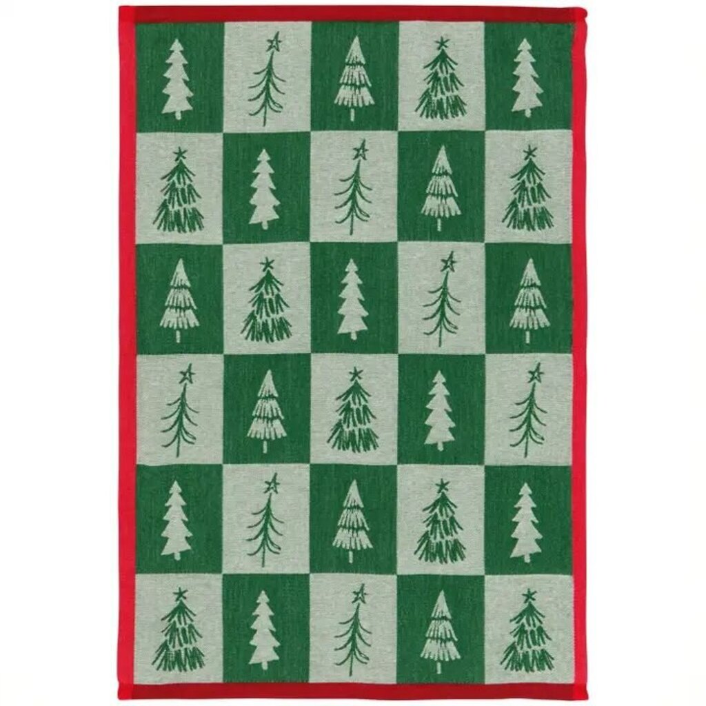 Christmas Tree Jacquard Dishtowel