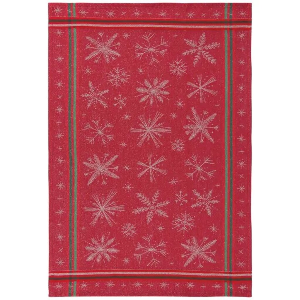 Snowflakes Jacquard Christmas Dishtowel
