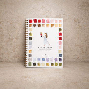 Nutcracker Watercolor Workbook