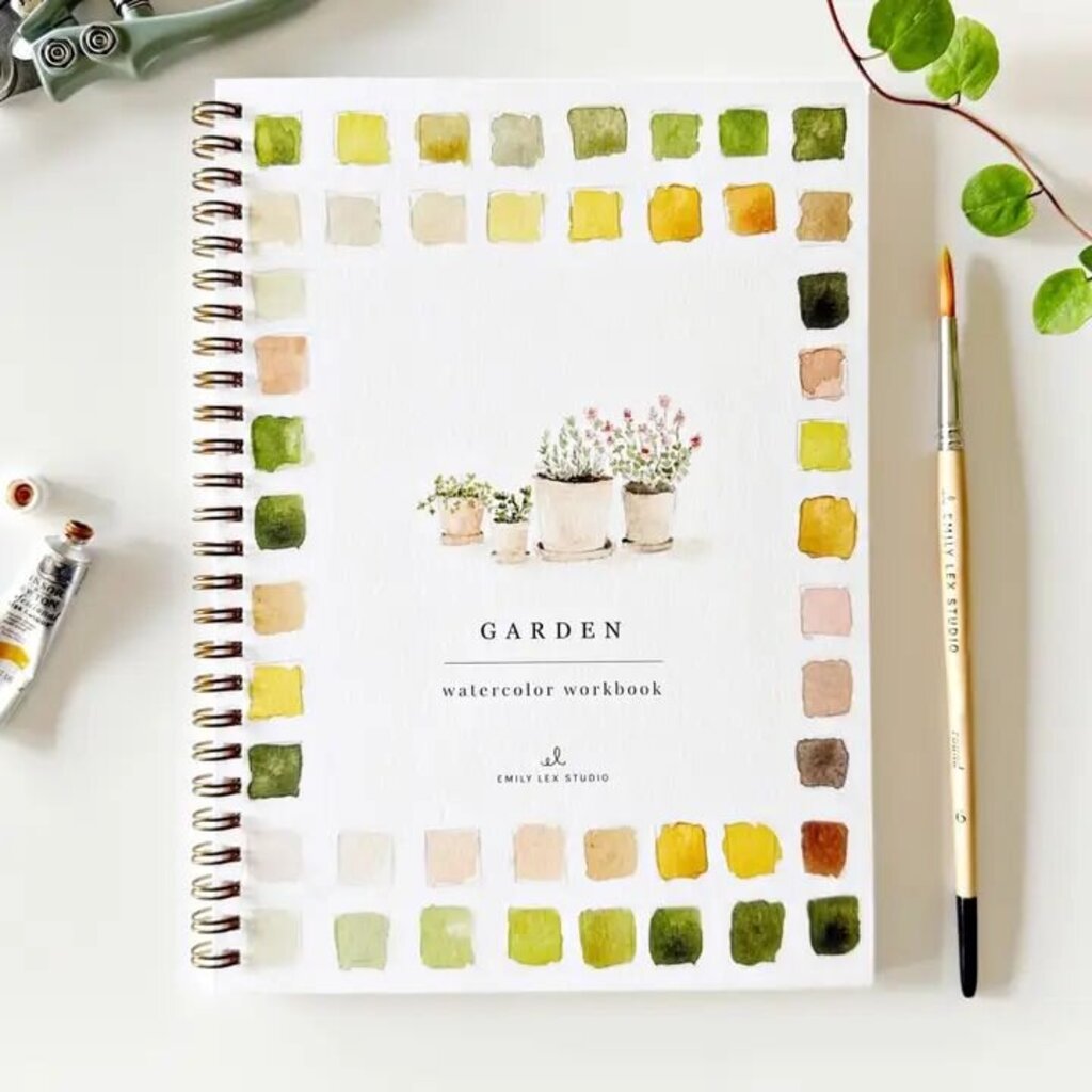 Garden Watercolor Workbook