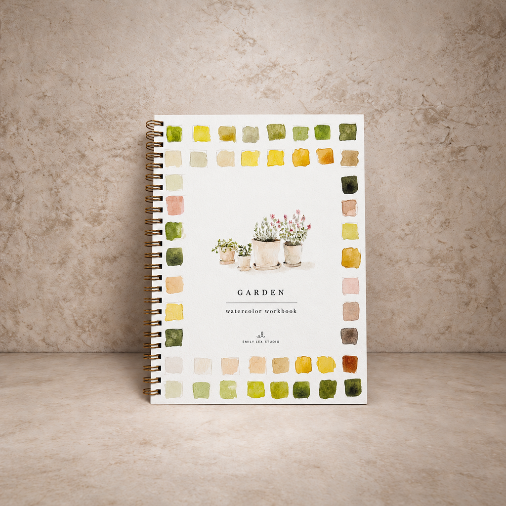 Garden Watercolor Workbook