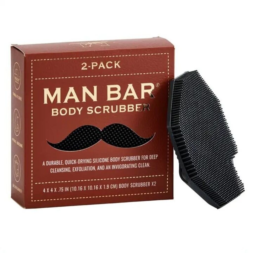 Man Bar Body Scrubber - Two Pack
