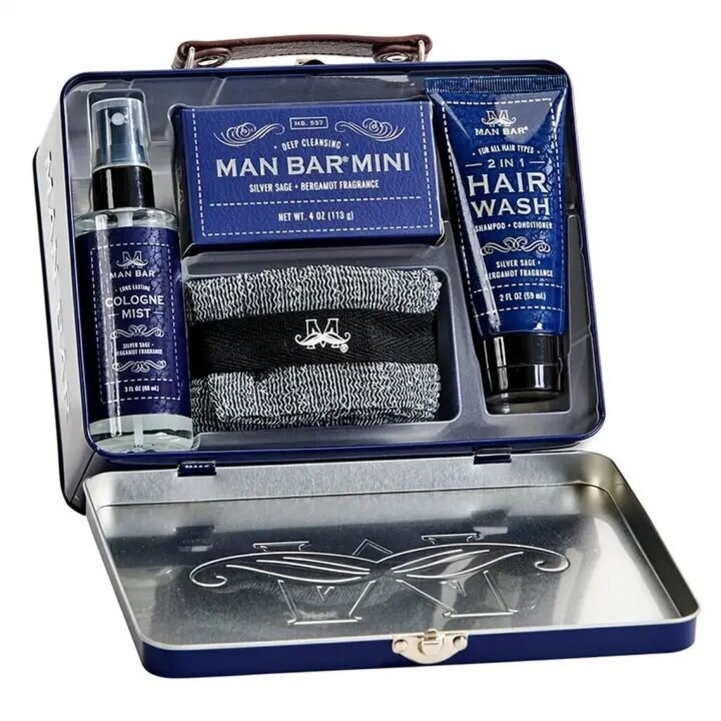 Silver Sage + Bergamot Travel Tin Kit