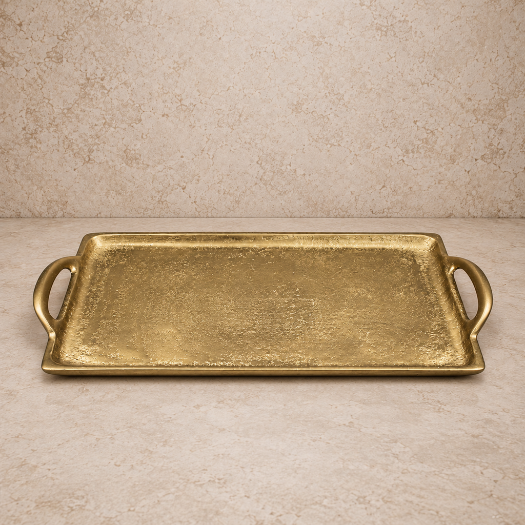 Brass Tray with Handles