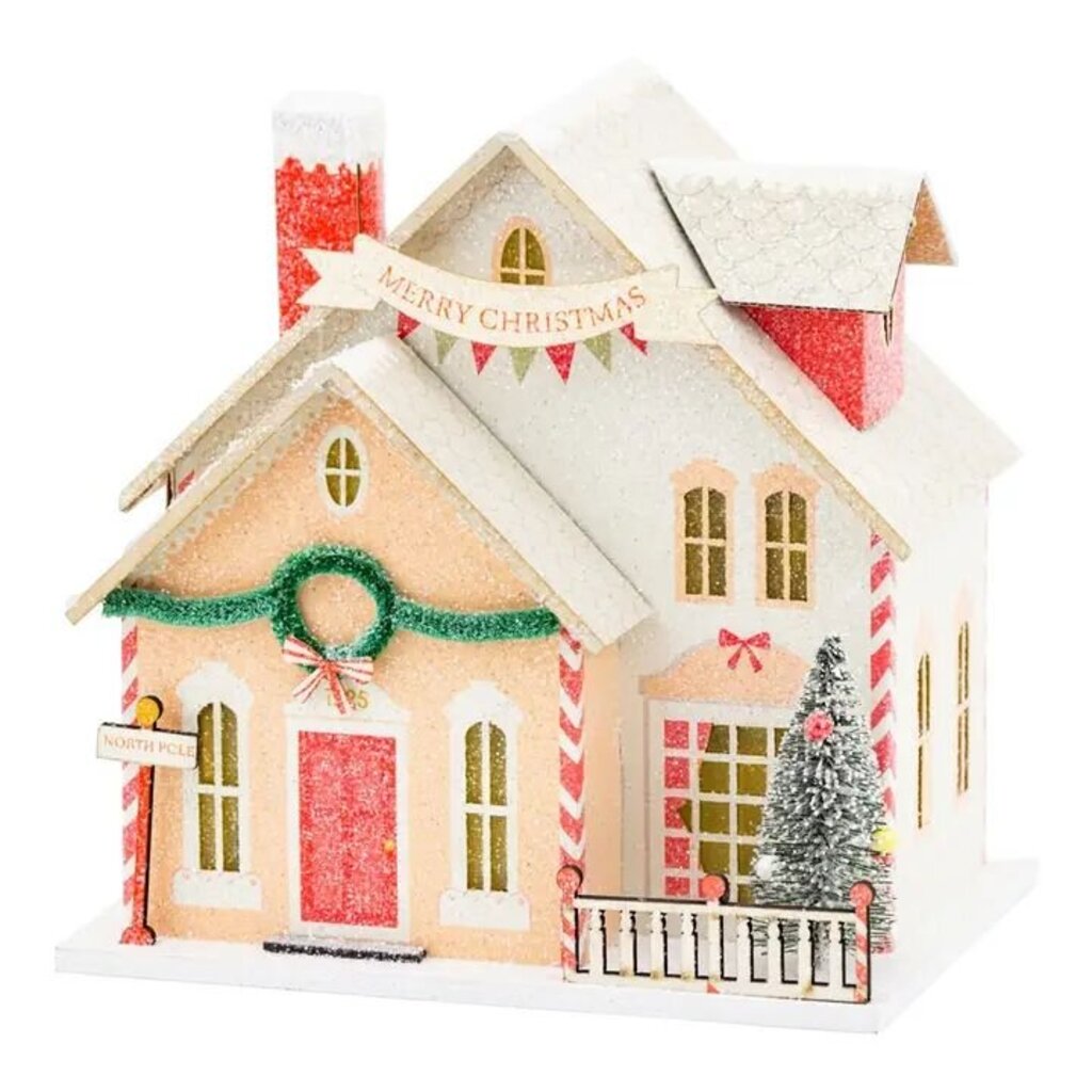 Santa's Light Up Christmas Village House