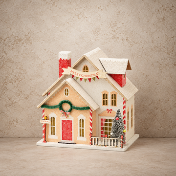 Santa's Light Up Christmas Village House