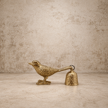 Gold Pewter Bird Shaped Snuffer