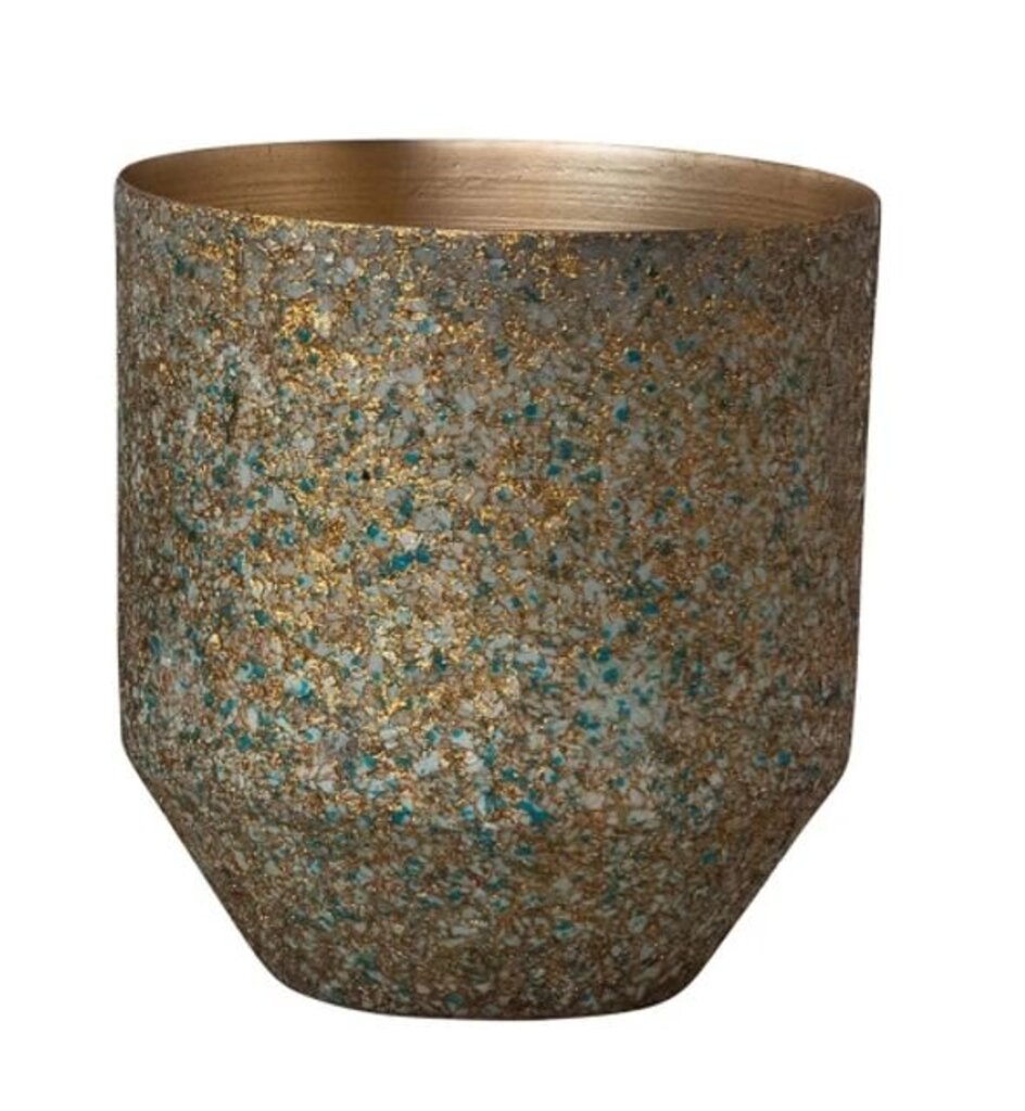 Metal Mica Flakes Planter