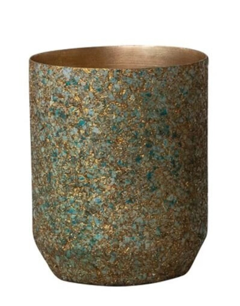 Metal Mica Flakes Planter