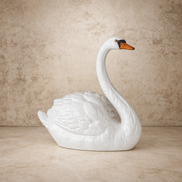 Beautiful Stoneware Swan