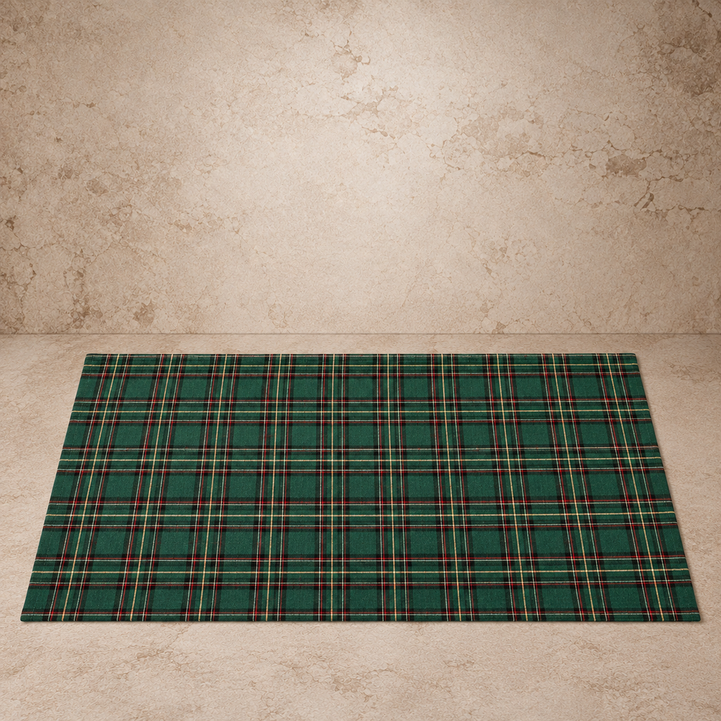 Green Classic Tartan Tablecloth