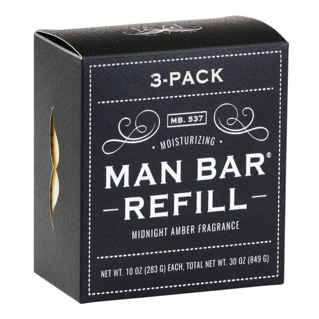 Midnight Amber 10 oz Man Bar Refill