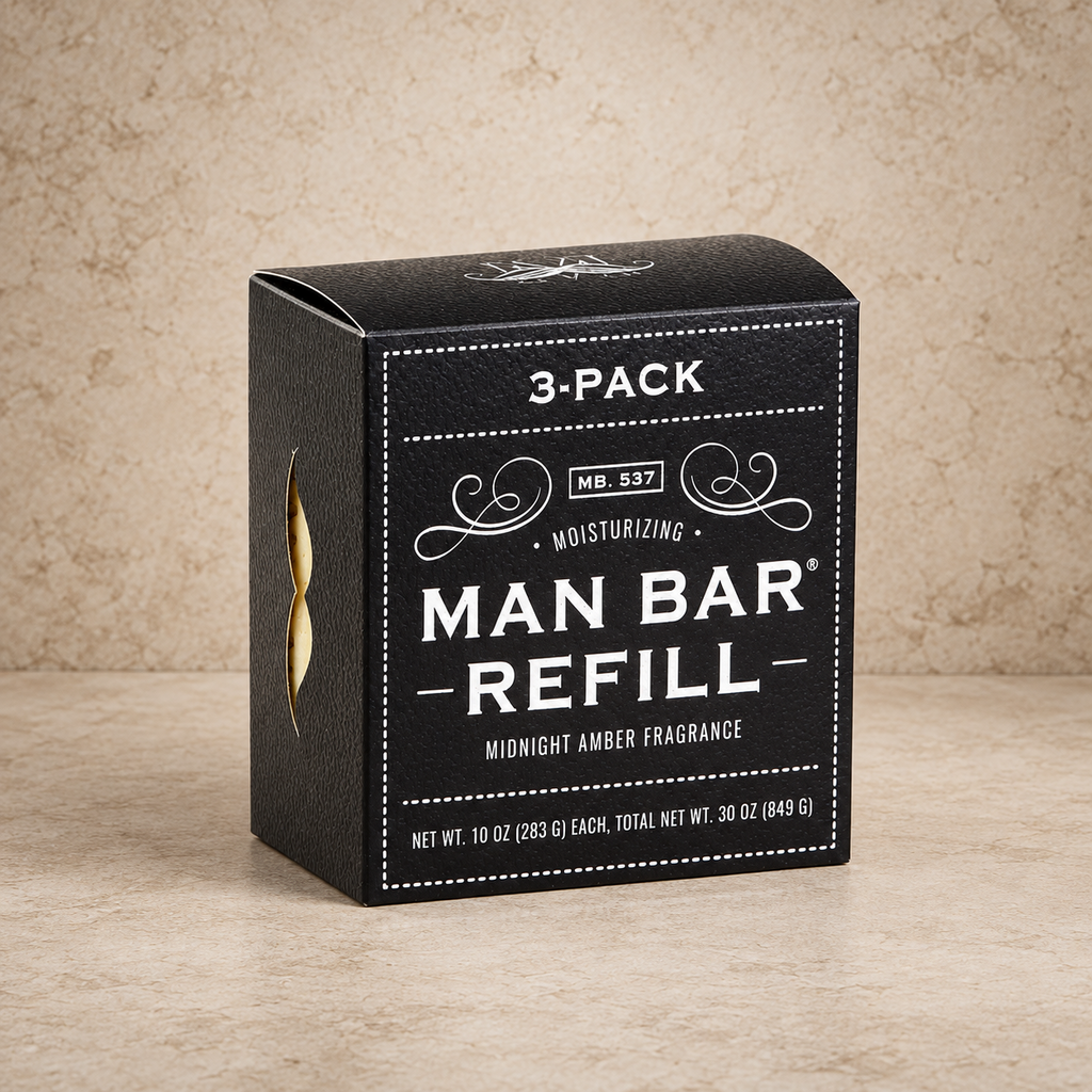 Midnight Amber 10 oz Man Bar Refill
